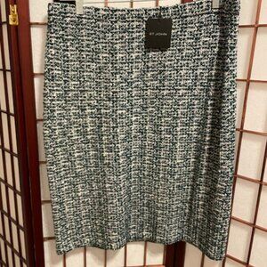 St. John Tweed Knee-Length Skirt - Size 16